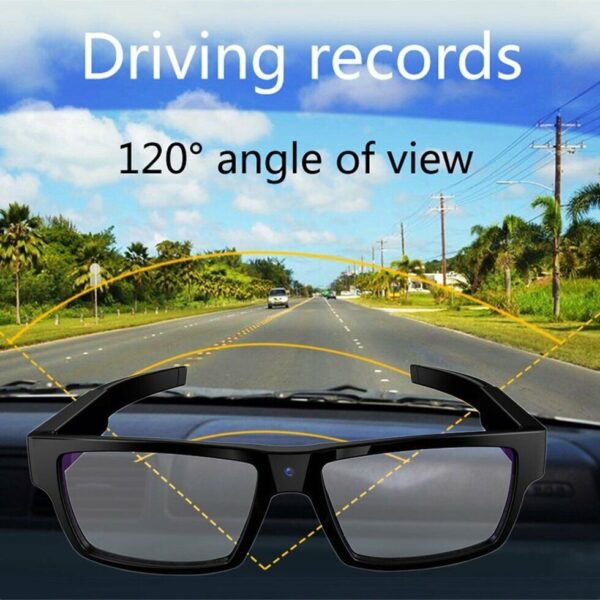 [Upgraded Version] FHD Hidden Camera Eyeglasses - Super Small Surveillance Spy Camera - Video Loop Recording - Snapshot - Mini Digital Camera-USB Charger+8G Memory Card - Image 4