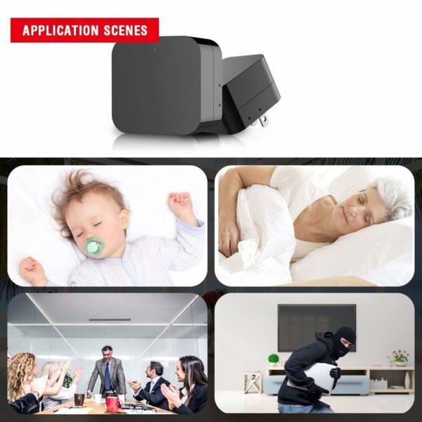Sekuai 4K Spy WiFi Charger Camera Night Vision HD1080P Hidden USB Wall Charger WiFi Spy Camera for Security Surveillance Motion Detection Surveillance Remote Viewing - Image 4