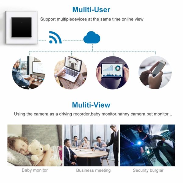 Sekuai 4K Spy WiFi Charger Camera Night Vision HD1080P Hidden USB Wall Charger WiFi Spy Camera for Security Surveillance Motion Detection Surveillance Remote Viewing - Image 13