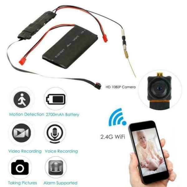AgueMart Hidden Spy Camera Mini Camera HD 1080P Wireless Nanny Cam Home Security Surveillance Camera Indoor/Outdoor Camcorder with Motion Detection