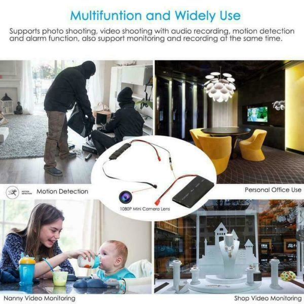 AgueMart Hidden Spy Camera Mini Camera HD 1080P Wireless Nanny Cam Home Security Surveillance Camera Indoor/Outdoor Camcorder with Motion Detection - Image 13