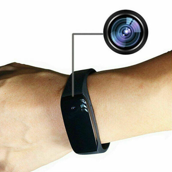 AgueMart Wrist Watch Spy Camera in Wristband Watch Hidden Camera Lens Operated by Finger Touch Support 128GB Memory Card Motion Detect and Shoot Long Duration Video - Image 6