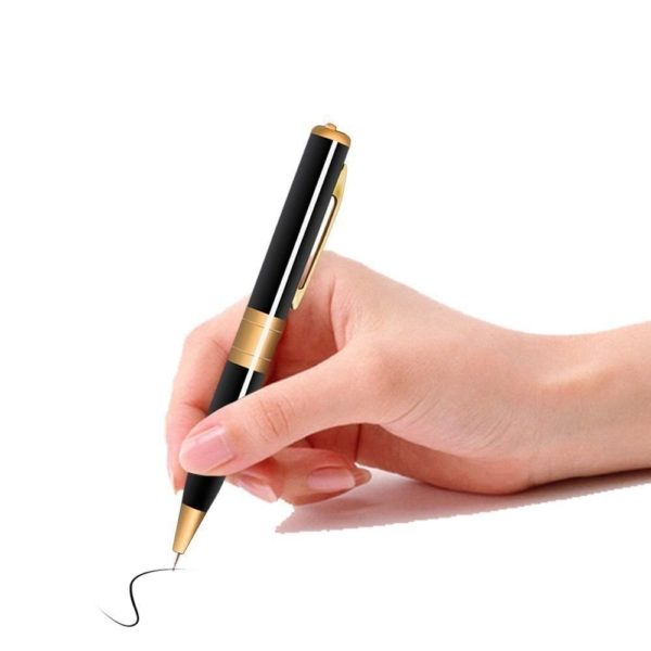 AgueMart Gold & Black Spy Video Camera Pen Spy Product - Image 4