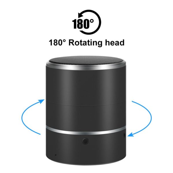 AgueMart Hidden Camera 1080P WiFi HD Spy Camera Bluetooth Speakers - Wireless Mini Camera Rotate Left/Right 180° Video Recorder Real-Time View Nanny Cam - Image 2