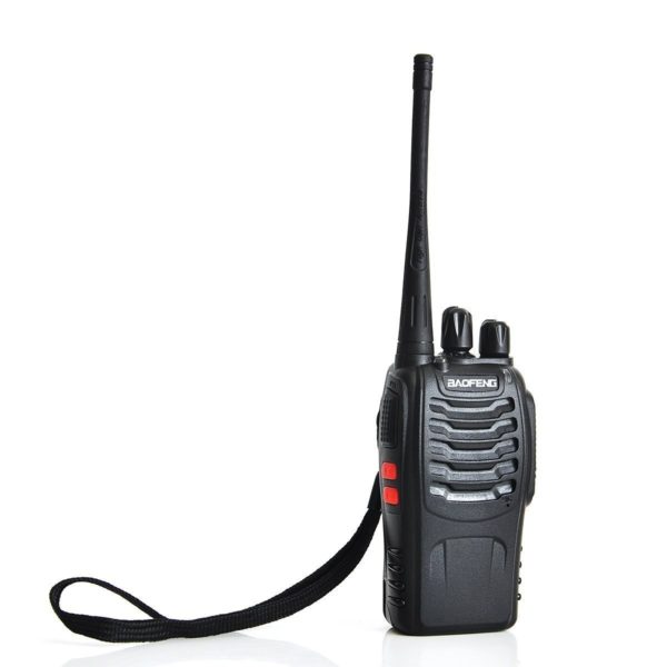 Baofeng BF-888S Walkie Talkies Adults Long Range Two Radios UHF 400-470Mhz 16 Channels 1500mAh Li-ion Rechargeable Battery With Earphone (2 Pack, Black) - Image 4