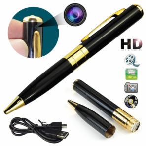 AgueMart Gold & Black Spy Video Camera Pen Spy Product