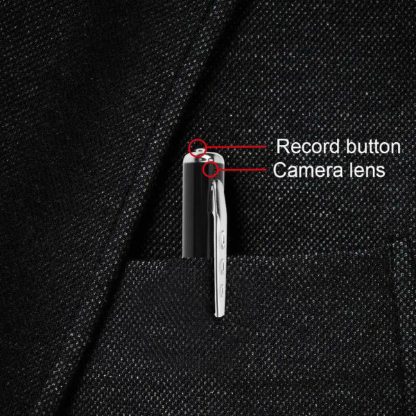 AgueMart Silver & Black Spy Pen Video Camera Upto 32GB Memory Card Supportable - Image 11