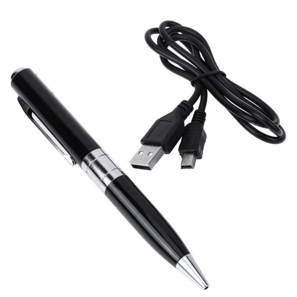 AgueMart Silver & Black Spy Pen Video Camera Upto 32GB Memory Card Supportable - Image 4