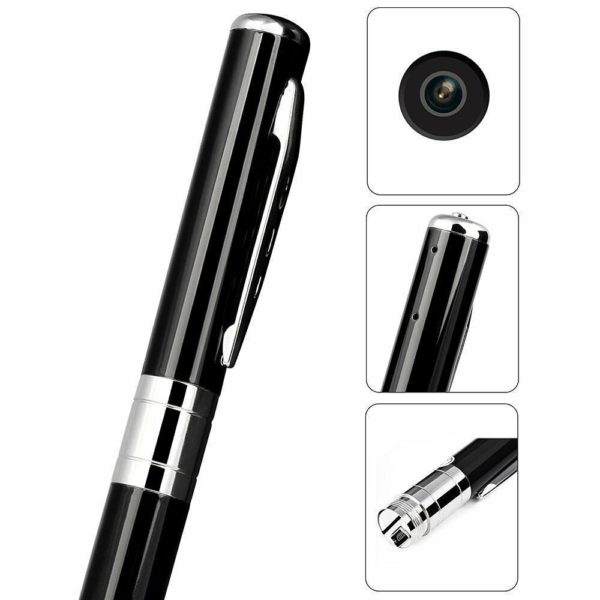 AgueMart Silver & Black Spy Pen Video Camera Upto 32GB Memory Card Supportable - Image 2
