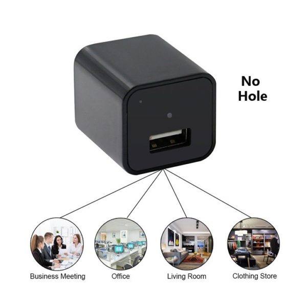 AgueMart WiFi Camera HD 1080P Night Vision Motion Sensor USB Charger P2P Live Hidden Camera DVR Mini Spy Cam for Home Office Collage - Image 6
