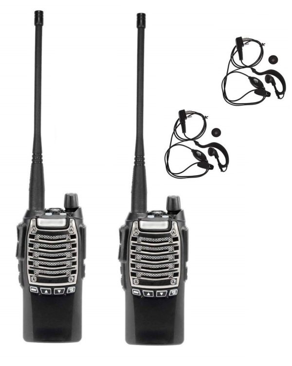 Baofeng UV-8D 2-Way Long Range Walkie Talkie 400-480 MHz CTCSS DCS FM Radio Transceiver with Earpiece-2 Pack