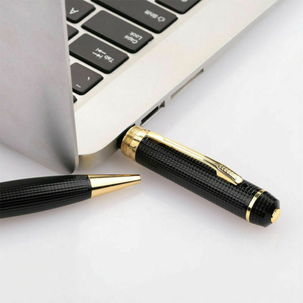 AgueMart Spy 4K Golden Pen Camera With 1920px HD Video Audio Recording 12 Mega Pixel Lens Long Time Recording No Light Flashes While Recording - Image 3