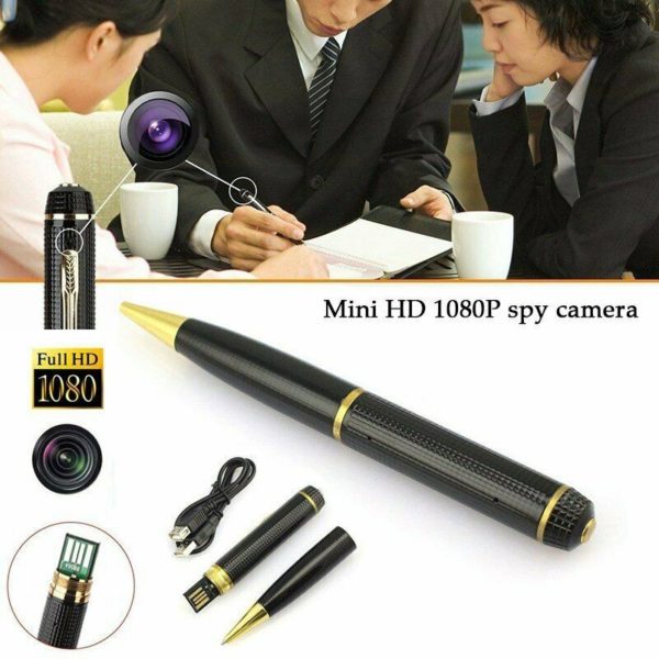 AgueMart Spy 4K Golden Pen Camera With 1920px HD Video Audio Recording 12 Mega Pixel Lens Long Time Recording No Light Flashes While Recording - Image 6