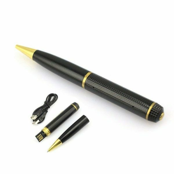 AgueMart Spy 4K Golden Pen Camera With 1920px HD Video Audio Recording 12 Mega Pixel Lens Long Time Recording No Light Flashes While Recording - Image 9