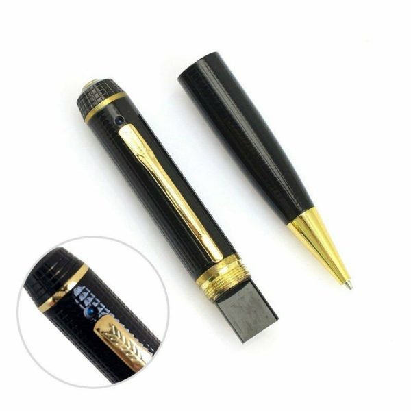 AgueMart Spy 4K Golden Pen Camera With 1920px HD Video Audio Recording 12 Mega Pixel Lens Long Time Recording No Light Flashes While Recording - Image 10