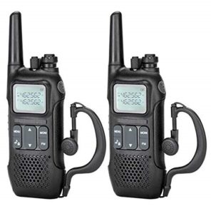 AgueMart Walkie Talkie for Dual-Band 462-467Mhz FM Ham Two Way Radio 99 Channels USB FRS Radio LCD Screen Intercom