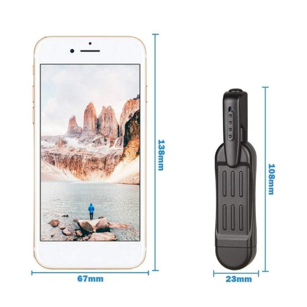 Aguemart Hidden Camera Pen, T189 Full HD 1080P Mini Wearable, Indoor Outdoor Portable Pocket Recording 32 GB SD Supportable (Not Included) Business for Meeting / Class / Hiking / self Protection - Image 3
