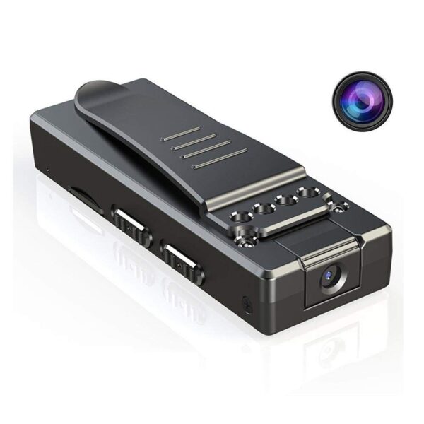 AgueMart® Mini 12MP Camera Full HD Video & Audio Recorder IR Night Vision, Motion Detection, Body Action with Clip, Long Working Safety Wearable Cam Portable for Home / Office / Meeting - Image 2