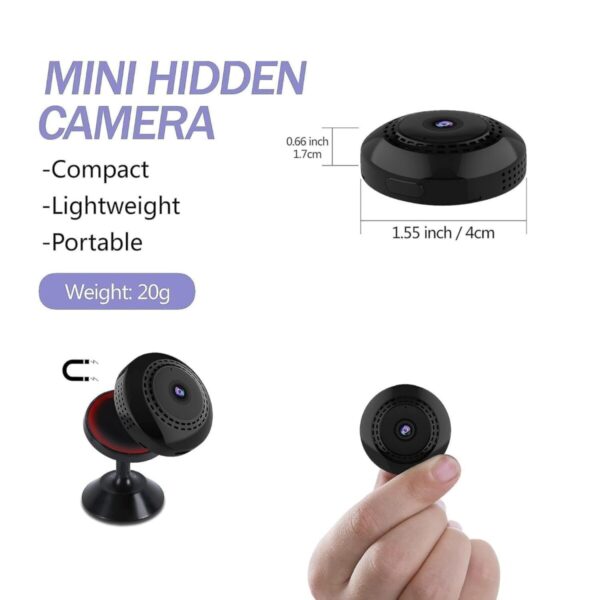 SekyuritiBijon V380 PRO WiFi CCTV Security Camera for Home Outdoor High HD Focus Magnet Mini Magnetic Live Stream Night Vision IP Wireless 1080P for Home Office Security Camera - Image 2
