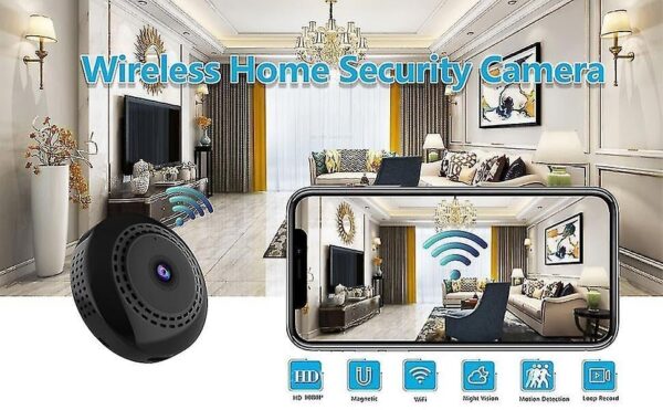 SekyuritiBijon V380 PRO WiFi CCTV Security Camera for Home Outdoor High HD Focus Magnet Mini Magnetic Live Stream Night Vision IP Wireless 1080P for Home Office Security Camera - Image 3