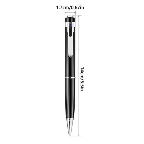 Sekuai Upgraded Mini Hidden Pen Camera 1080p Full HD Video or Picture Taking - Secret Camera with Wide Angle Lens, Rechargeable Multifunction Ink Pen for Business, Conference and School - Image 5