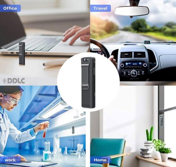 SekyuritiBijon® A3 Mini Body Camera Wireless 1080p Security Wearable HD 1080p Video Audio Recorder Night Lamp Motion Activated Indoor Outdoor Security Portable Camera - Image 6