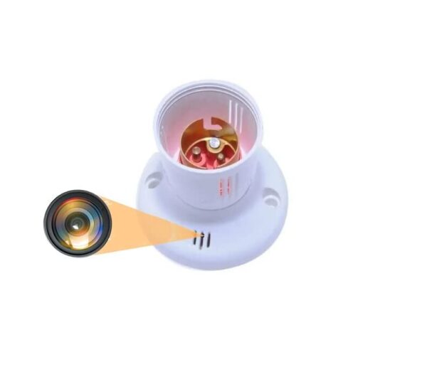 Full HD WiFi 1080P Bulb Holder Mini Security Camera with Video Recording Watch Live 24 Hours - Image 2