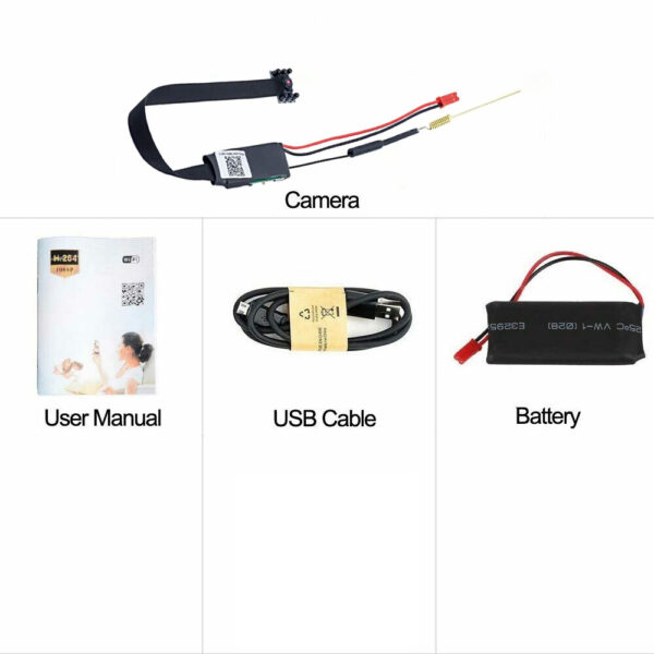 DIY Strip Module Night Vision 1080p Ultra HD Audio Video Recording Wireless Hidden 4K WiFi Network IP Camera, Wide Angle Surveillance for Home - Image 3