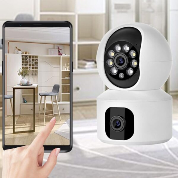 Sekuai Smart 4G Sim Based Dual Lens/Screen (4MP+4MP) Full HD Home Security Smart Camera, Pan & Tilt CCTV Camera, Motion Detection, Auto Tracking, Night Vision, 2 Way Audio, SD Card Upto 128GB - Image 6