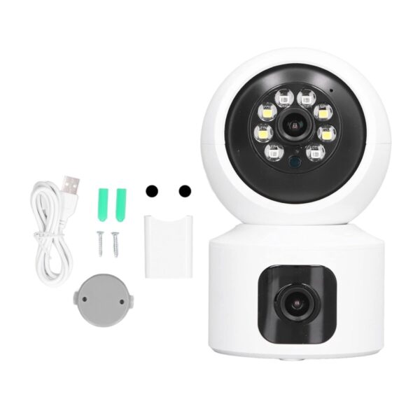 Sekuai Smart 4G Sim Based Dual Lens/Screen (4MP+4MP) Full HD Home Security Smart Camera, Pan & Tilt CCTV Camera, Motion Detection, Auto Tracking, Night Vision, 2 Way Audio, SD Card Upto 128GB - Image 7
